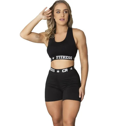 Conjunto Flexa Topper e Short Elástico