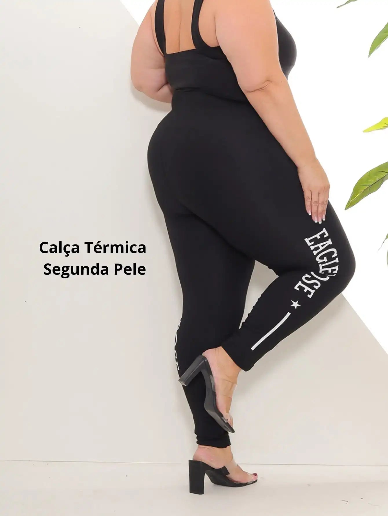 Calça Legging Plus Size Feminina Levanta Bumbum Flexa